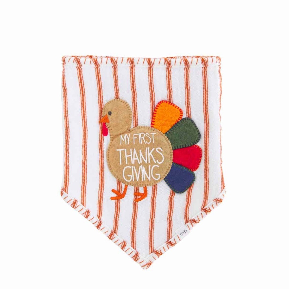 Mudpie “My First Thanksgiving” Bib